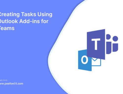 Creating Tasks Using Outlook Add-ins for Teams